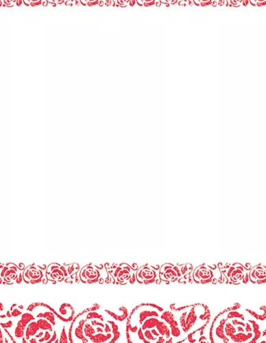 Photo du produit Nappe arabesque rouge