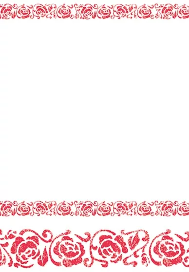 Photo du produit Nappe arabesque rouge
