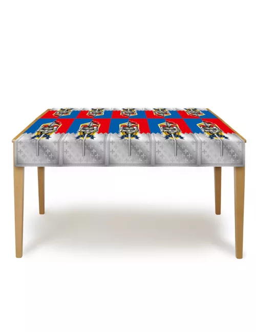 Photo du produit Nappe en plastique Chevaliers 130 x 180 cm
