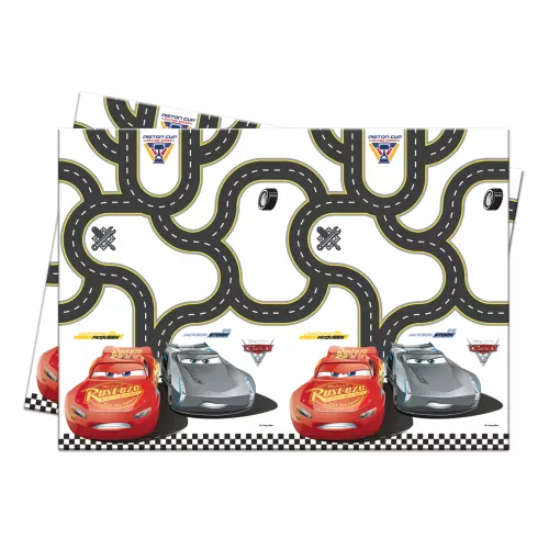 Photo du produit Nappe cirtuit automobile Cars 3 120 x 180 cm