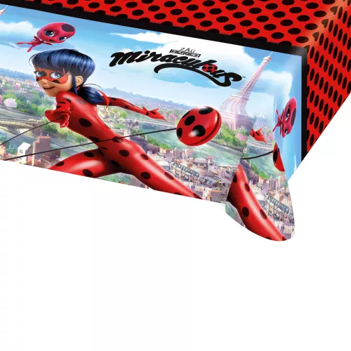 Photo du produit Nappe rouge et noire Ladybug 120 x 180 cm