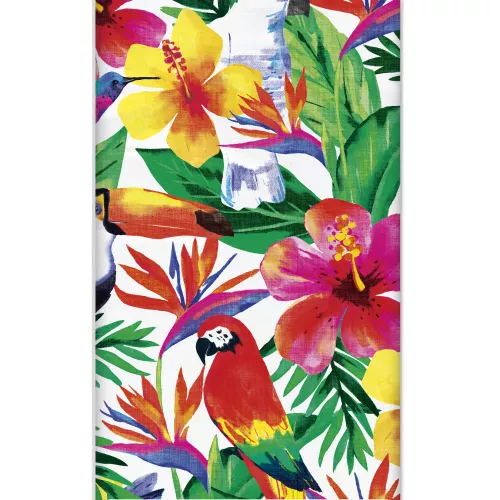 Photo du produit Nappe en plastique Palm Tropical Luau 137 x 213 cm