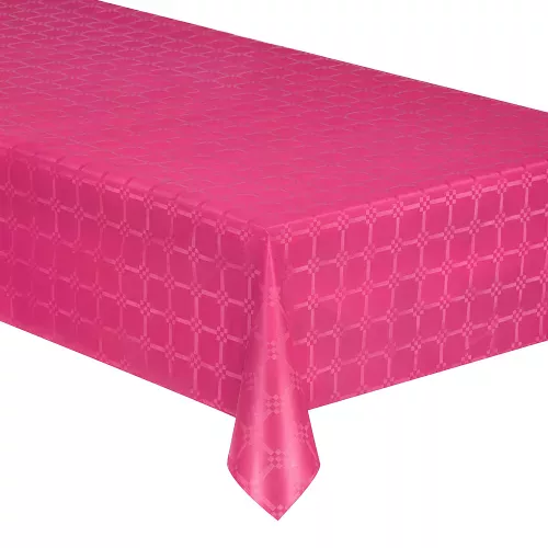 Photo du produit Nappe en rouleau papier damassé fuchsia 6 mètres