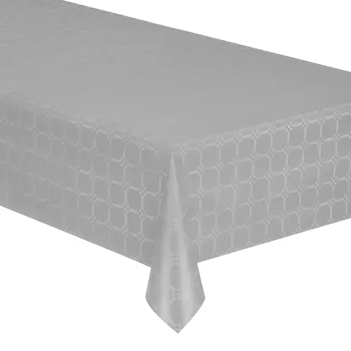 Photo du produit Nappe en rouleau papier damassé gris 6 mètres