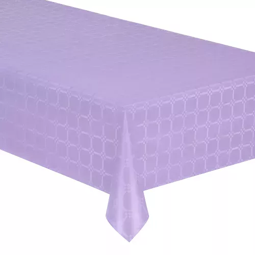 Photo du produit Nappe en rouleau papier damassé lilas 6 mètres