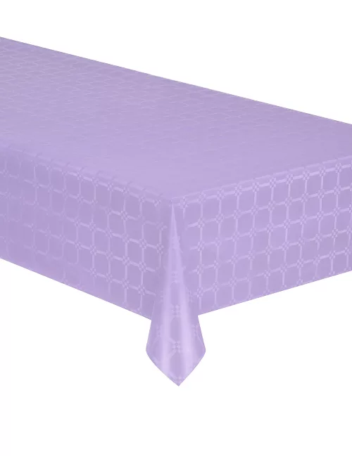 Photo du produit Nappe en rouleau papier damassé lilas 6 mètres