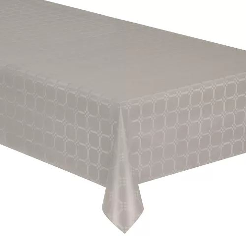 Photo du produit Nappe en rouleau papier damassé taupe 6 mètres