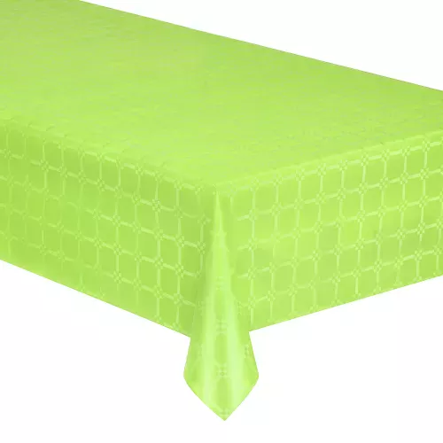 Photo du produit Nappe en rouleau papier damassé vert anis 6 mètres