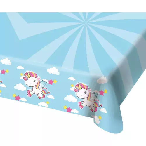 Photo du produit Nappe Licorne 180x130cm