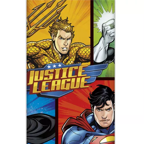 Photo du produit Nappe plastique Justice League 137 x 213 cm