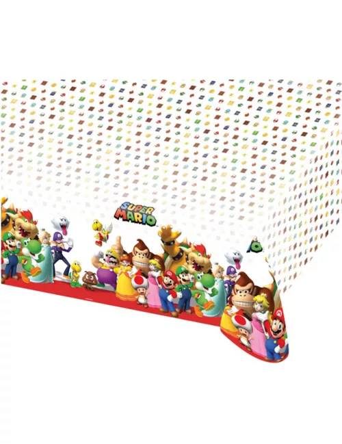Photo du produit Nappe plastique Super Mario 120 x 180 cm