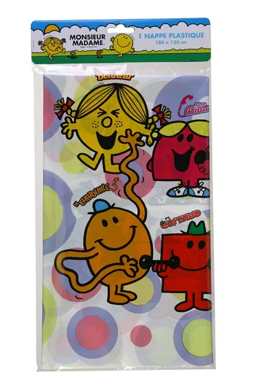 Photo du produit Nappe plastique Monsieur Madame