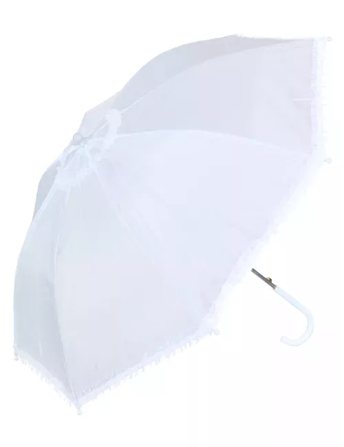 Photo du produit Ombrelle blanche imitation dentelle