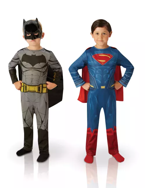 Photo du produit Déguisement duo Batman Vs Superman Dawn of Justice enfant