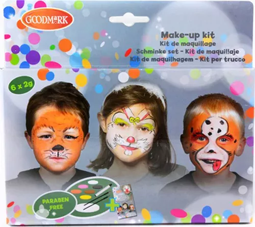 Photo du produit Palette maquillage 6 couleurs animaux