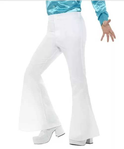 Photo du produit Pantalon disco blanc homme
