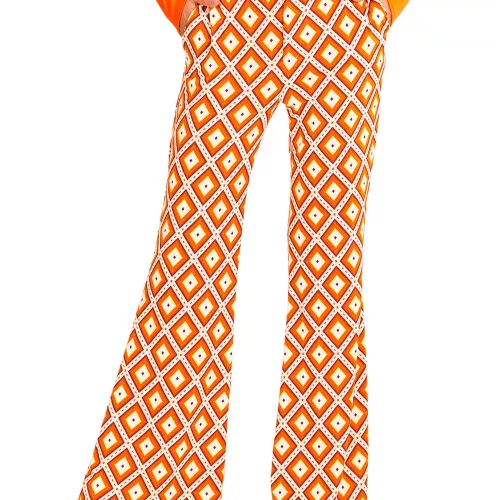 Photo du produit Pantalon groovy rétro années 70 femme