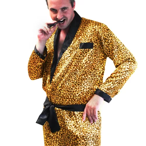 Photo du produit Peignoir léopard homme