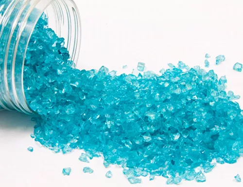 Photo du produit Pépites de verre turquoise 400 gr