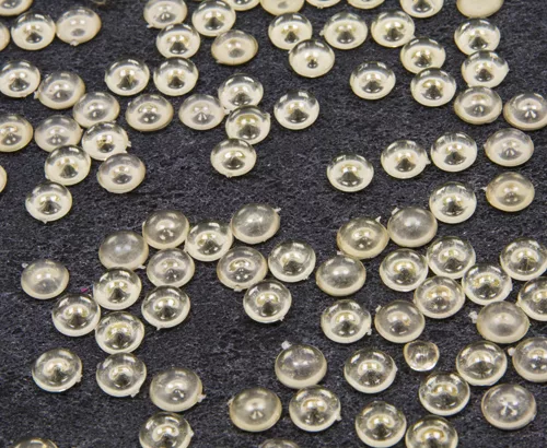Photo du produit Perles effet goutte de pluie ivoire