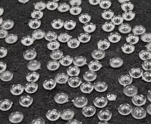 Photo du produit Perles effet goutte de pluie transparentes