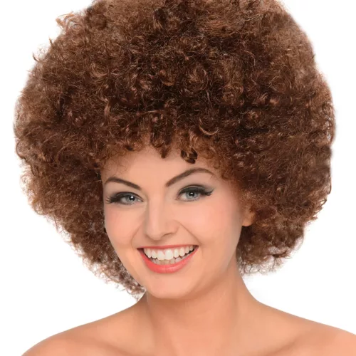 Photo du produit Perruque afro chatain femme