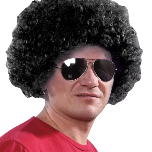 Photo du produit Perruque afro/clown noire standard adulte