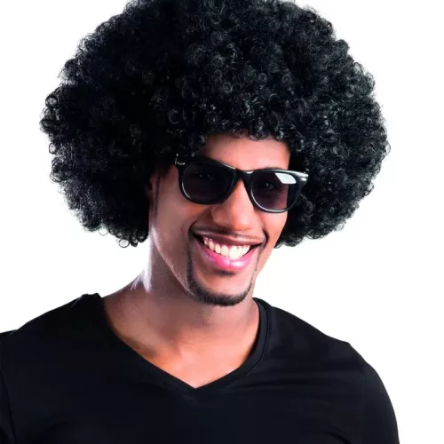 Photo du produit Perruque afro/ clown noire volume adulte