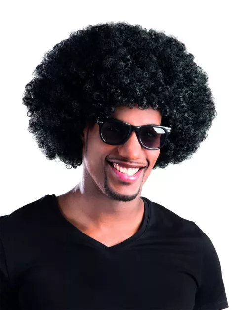 Photo du produit Perruque afro/ clown noire volume adulte