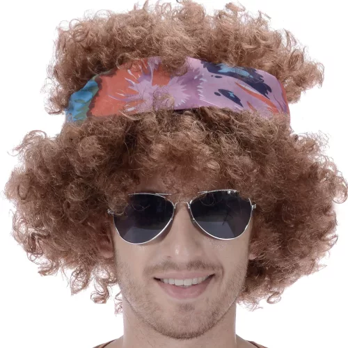 Photo du produit Perruque afro hippie homme - 130g