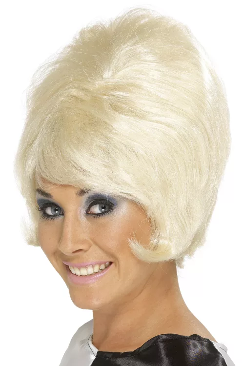 Photo du produit Perruque blonde beehive femme