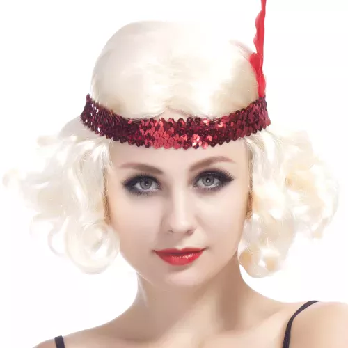 Photo du produit Perruque blonde charleston femme