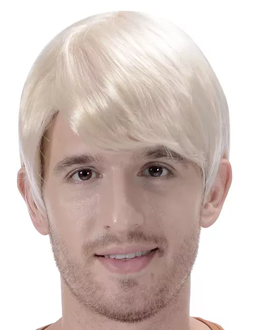Photo du produit Perruque blonde courte homme