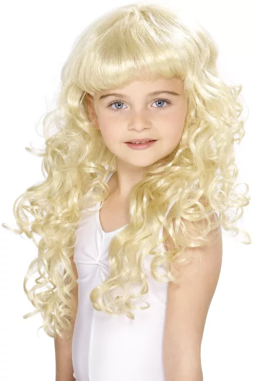 Photo du produit Perruque blonde de princesse fille