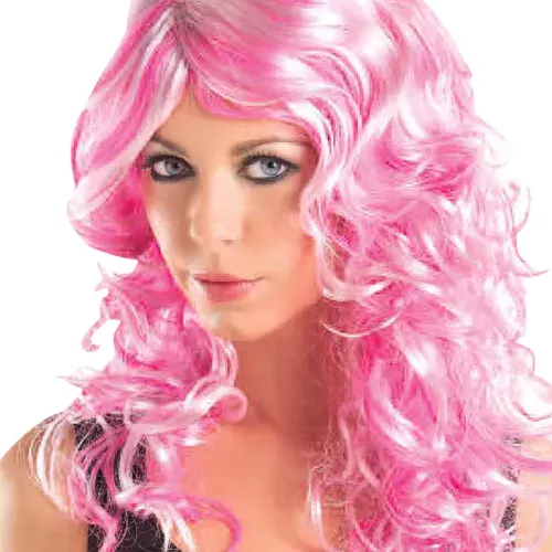 Photo du produit Perruque bouclée rose femme