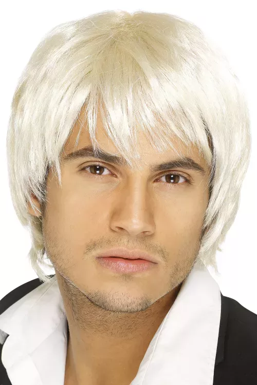 Photo du produit Perruque boys band blonde homme