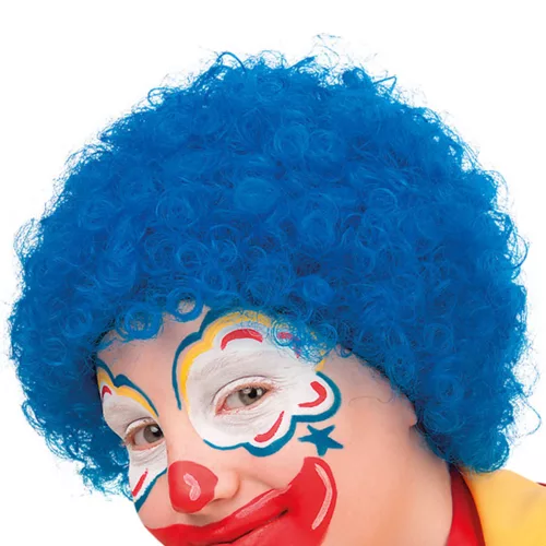 Photo du produit Perruque clown enfant bleue