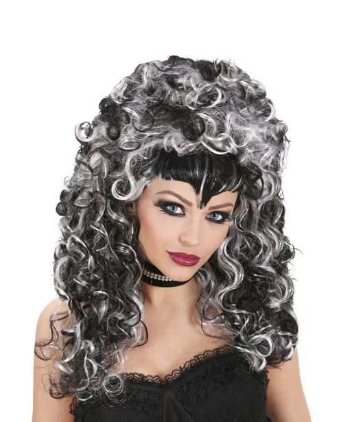 Photo du produit Perruque vampire bicolore femme Halloween