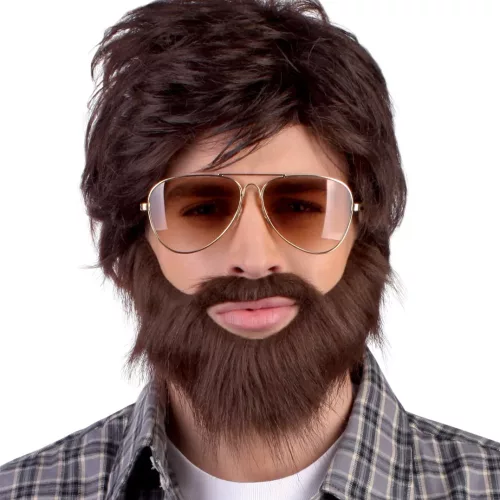 Photo du produit Perruque Dude avec barbe et moustache Adulte