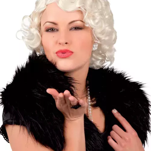 Photo du produit Perruque blonde platinefemme