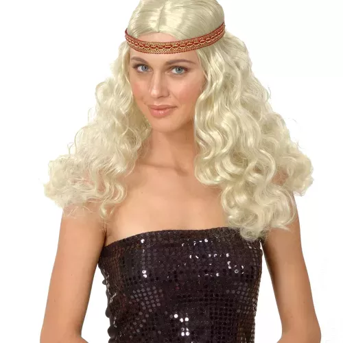 Photo du produit Perruque hippie blonde femme