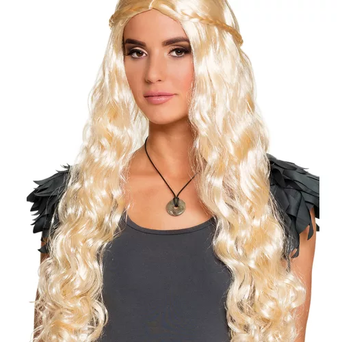 Photo du produit Perruque longue blonde avec petites tresses femme