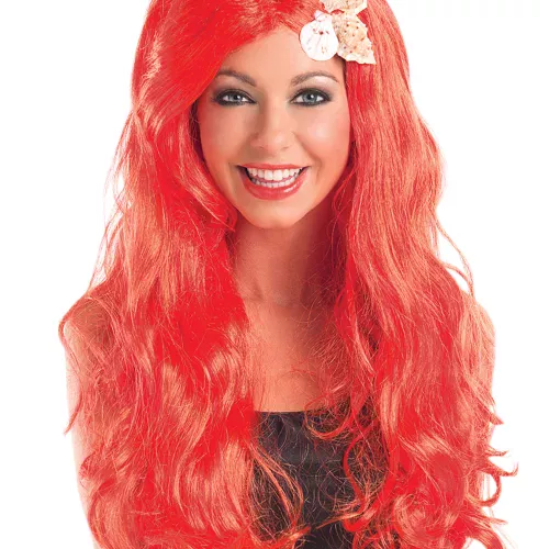 Photo du produit Perruque longue orange femme