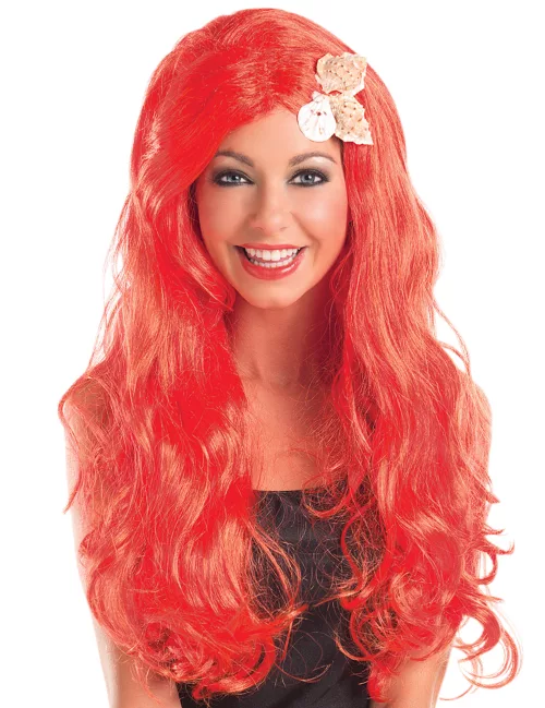 Photo du produit Perruque longue orange femme