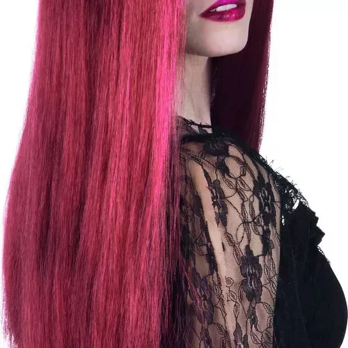 Photo du produit Perruque vampire longue violette femme