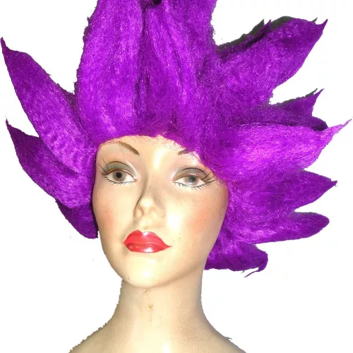 Photo du produit Perruque manga violette adulte