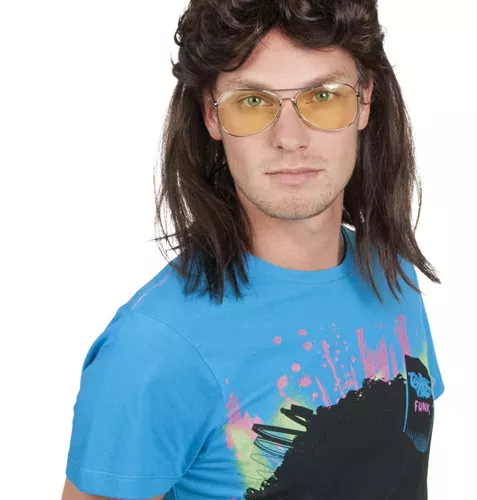 Photo du produit Perruque mi-longue marronhomme