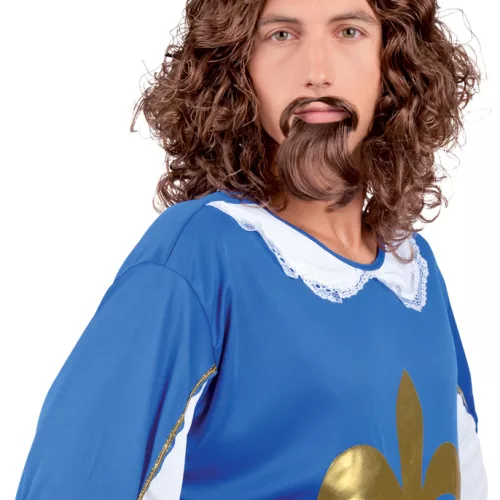 Photo du produit Perruque et moustache Mousquetaire homme