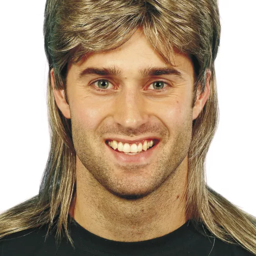 Photo du produit Perruque muletblonde méchée homme