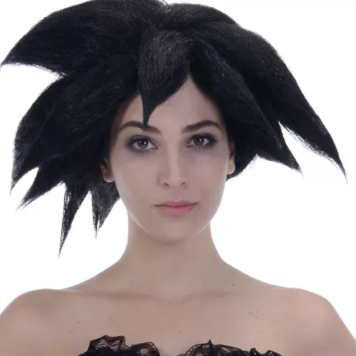 Photo du produit Perruque noire manga femme